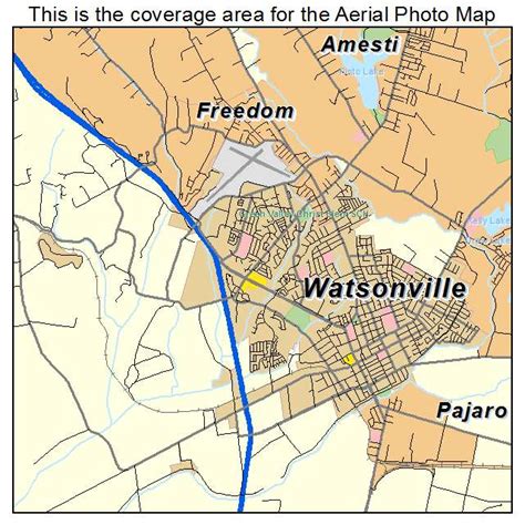 watsonville map